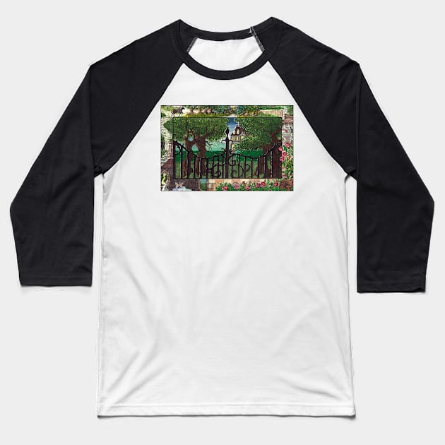 The Beast's Castle Baseball T-Shirt by ChristmasPress